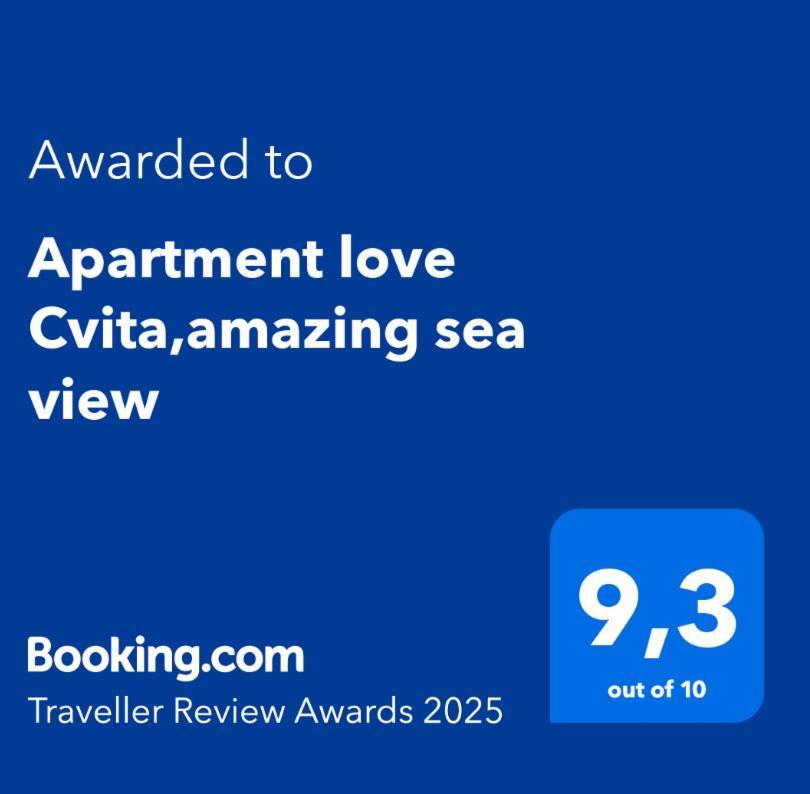 Apartment Love Cvita,Amazing Sea View Lukovo Exterior photo